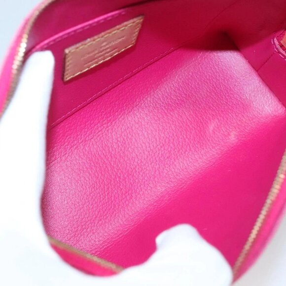 LOUIS VUITTON Vernis Ikat Flower Pochette Cosmetic Pink - Picture 10 of 15
